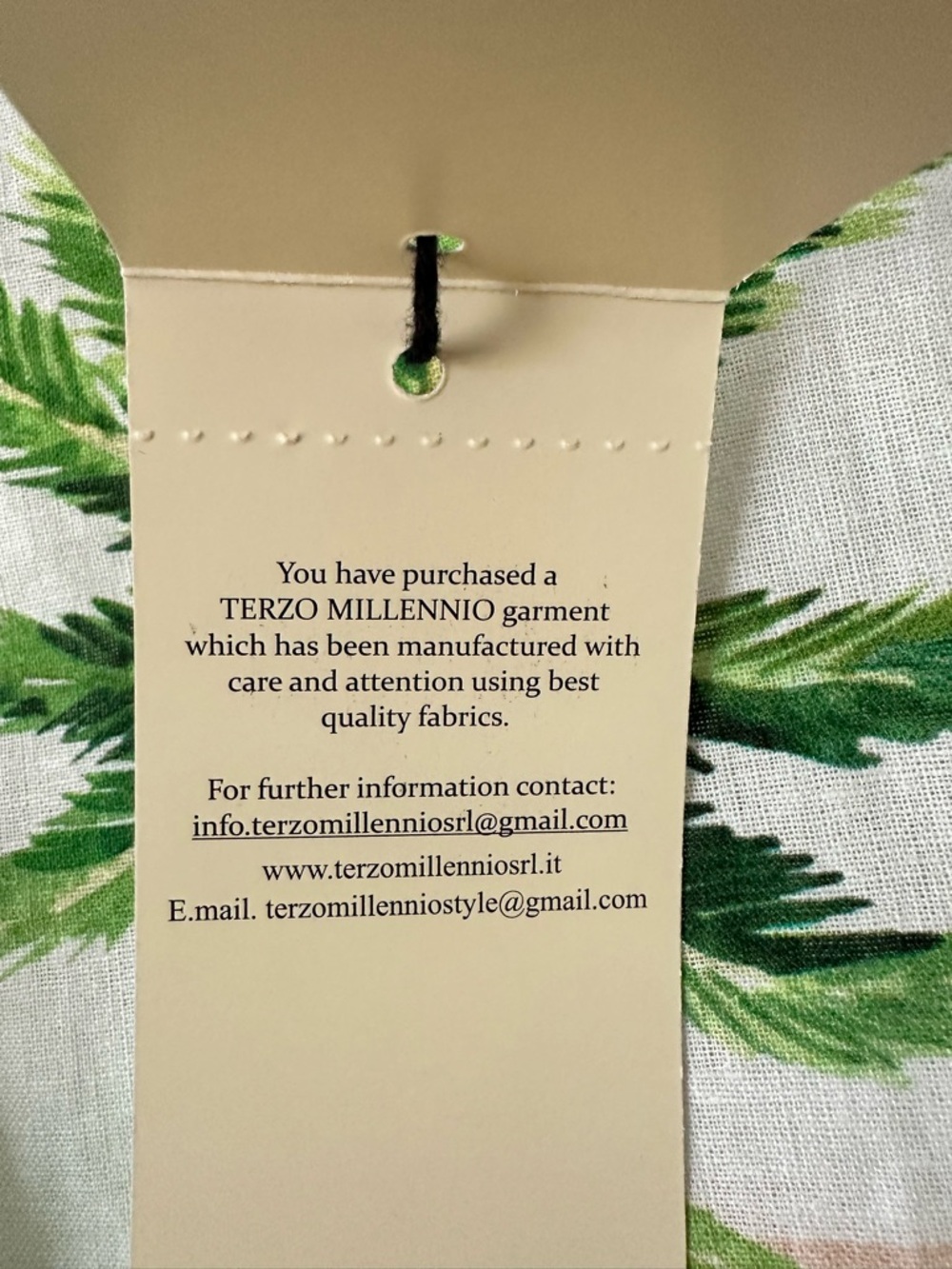 NWT ❤️ Terzo Millennio- Tropical Print Sleeveless Linen Blend Top - Picture 5 of 8